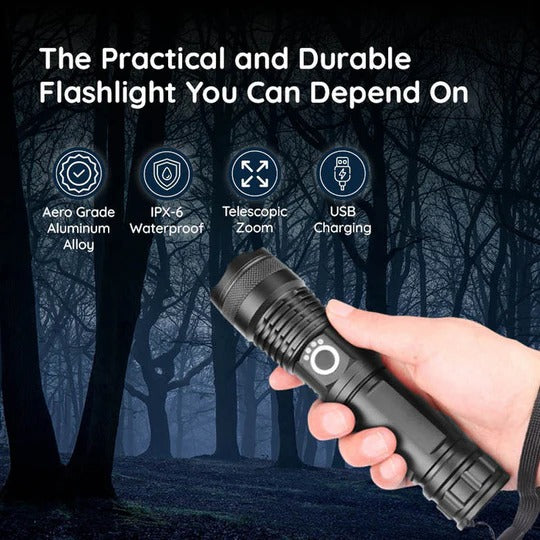 Multi-Functional Strong Light Flashlight