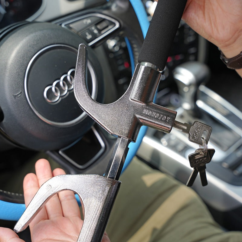 Steering Wheel Lock Pro – Heavy-Duty Anti-Theft Telescopic Lock for Cars, SUVs, and Trucks