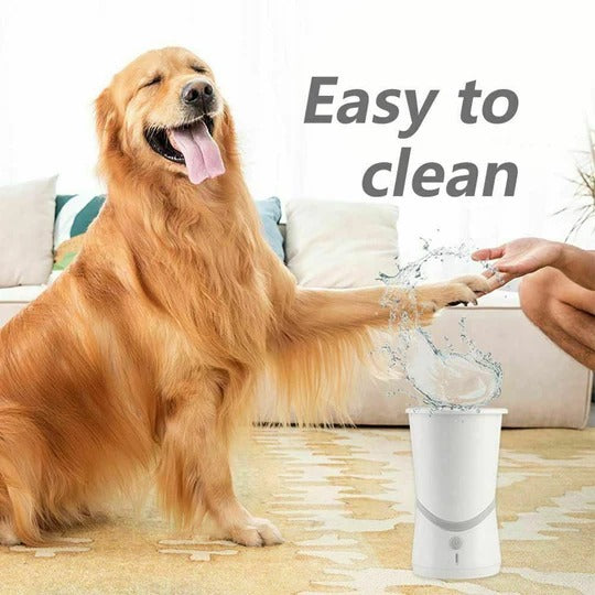 Pet Automatic Foot Wash Cup – Smart Dog Cat Paw Cleaner