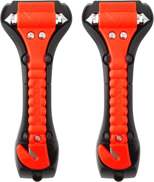 Window Breaker Car Safety HammerMini Car Safety Hammer – Emergency Window Breaker & Seatbelt Cutter