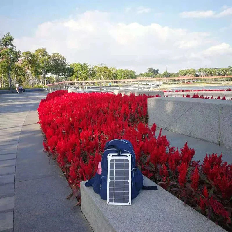 SolarCharge 6W USB Solar Panel – Outdoor Mobile Charging for Camping, Phones & More