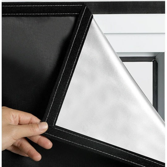 Full Blackout Travel Curtain – Cuttable 210T Oxford Cloth with Silver Coating
