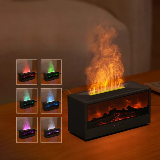 Vintage Fireplace Flame Humidifier