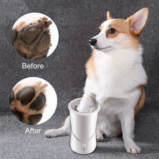 Pet Automatic Foot Wash Cup – Smart Dog Cat Paw Cleaner