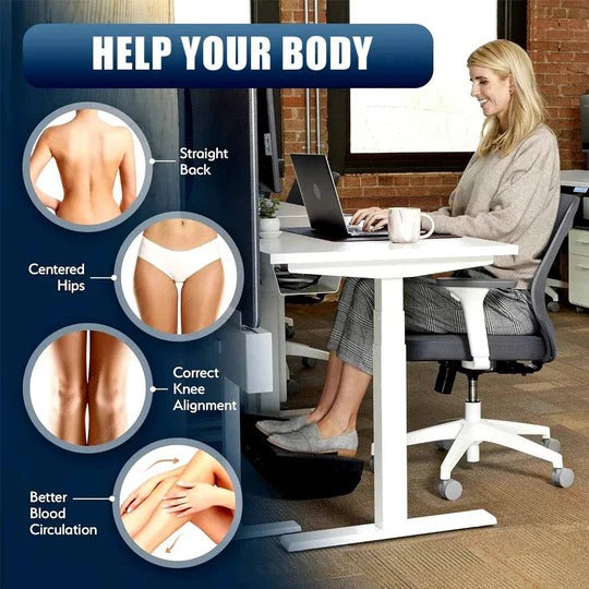 Ergonomic Foam Foot Rest