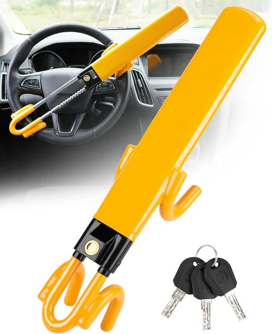 Multi-Functional Steering Wheel Lock – Anti-Theft Car Security Device