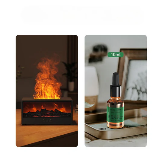 Vintage Fireplace Flame Humidifier
