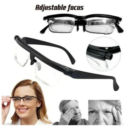 Adjustable Prescription Glasses – Instantly Switch Between Myopia & Farsightedness