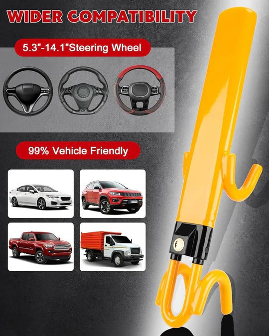 Multi-Functional Steering Wheel Lock – Anti-Theft Car Security Device
