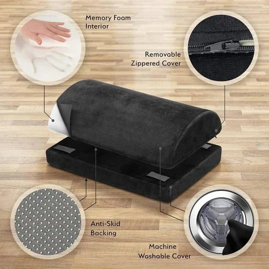 Ergonomic Foam Foot Rest