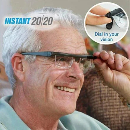 Adjustable Prescription Glasses – Instantly Switch Between Myopia & Farsightedness