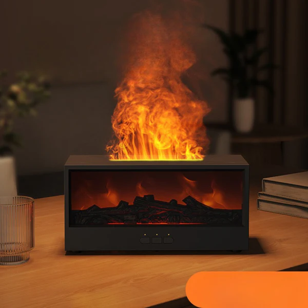 Vintage Fireplace Flame Humidifier