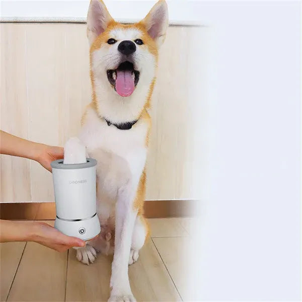 Pet Automatic Foot Wash Cup – Smart Dog Cat Paw Cleaner
