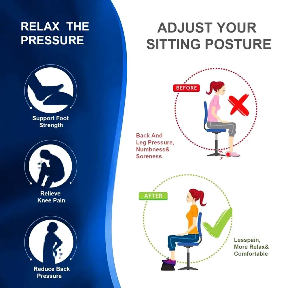 Ergonomic Foam Foot Rest