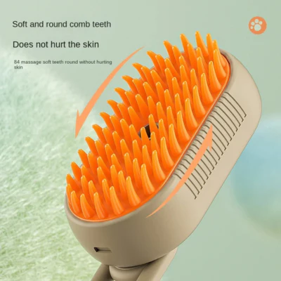 Pet Hair Grooming & Massage Brush – For Cats & Dogs
