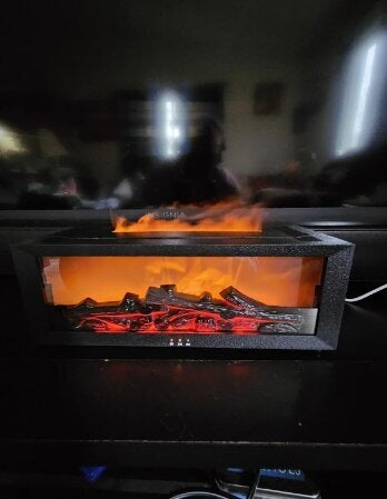 Vintage Fireplace Flame Humidifier
