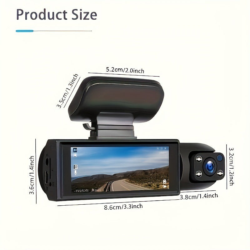 “360-degree rotating car camera system”